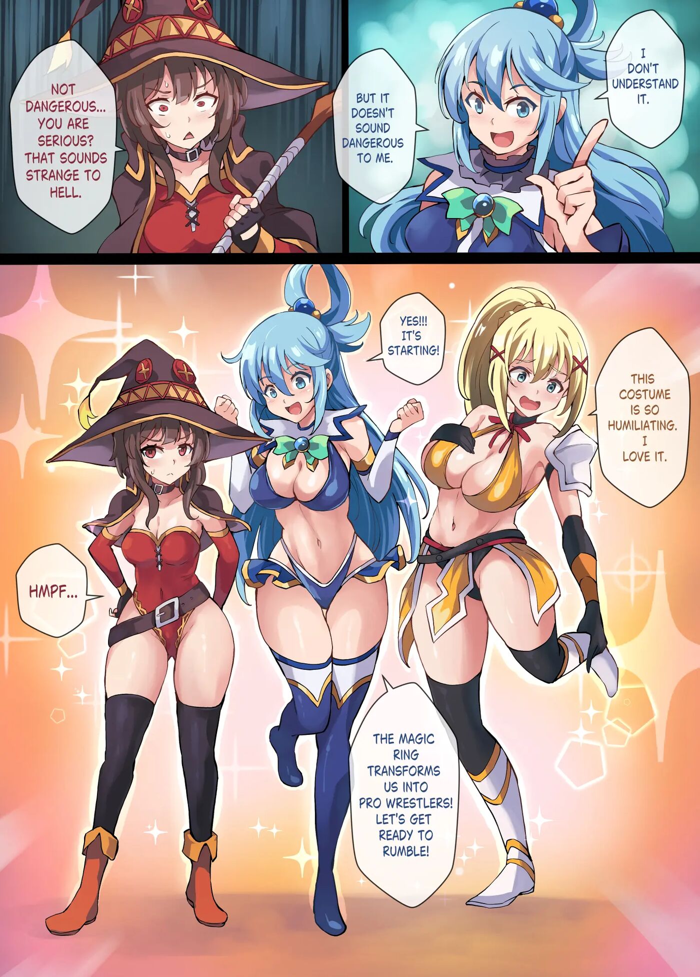 Kono Subarashii Wrestle Quest! Chapter 1000 Page 7